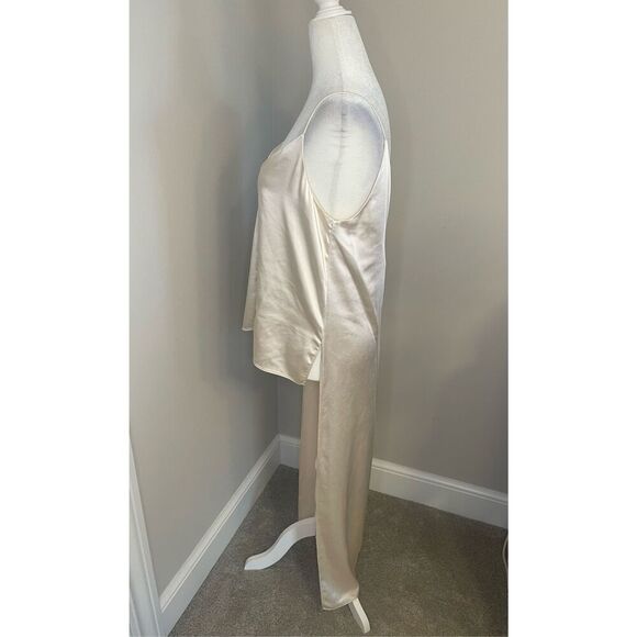 Obando Women's Beige‎ High Low Tank Top Size 6 Sleeveless Casual - Picture 5 of 7